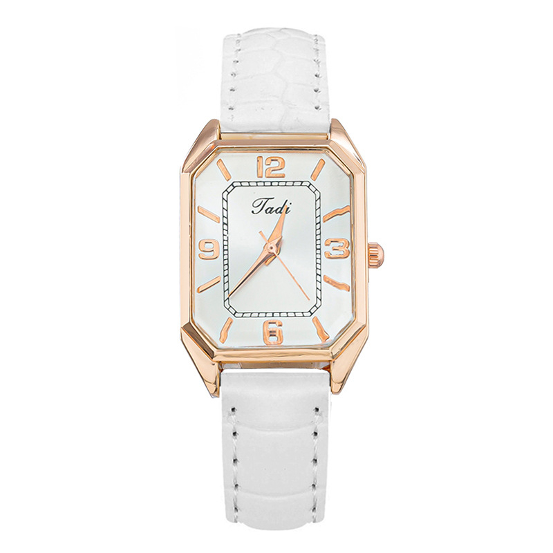 Watches Women Square Wrist Watches Green Leather Fashion Watches Female Ladies Quartz Clock Gifts