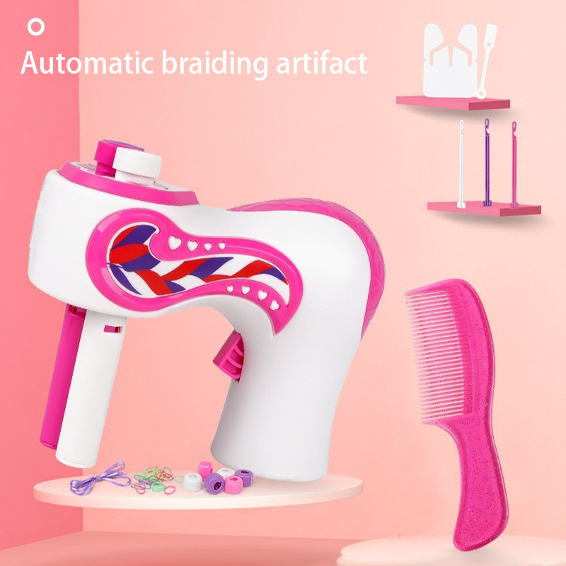 Automatic Hair Braider, Nataliey Electric Hair Twister Hair Braiding Machine DIY Magic Hair Roller Styling Tools Just Play Easy Braids Playset for Girls Women