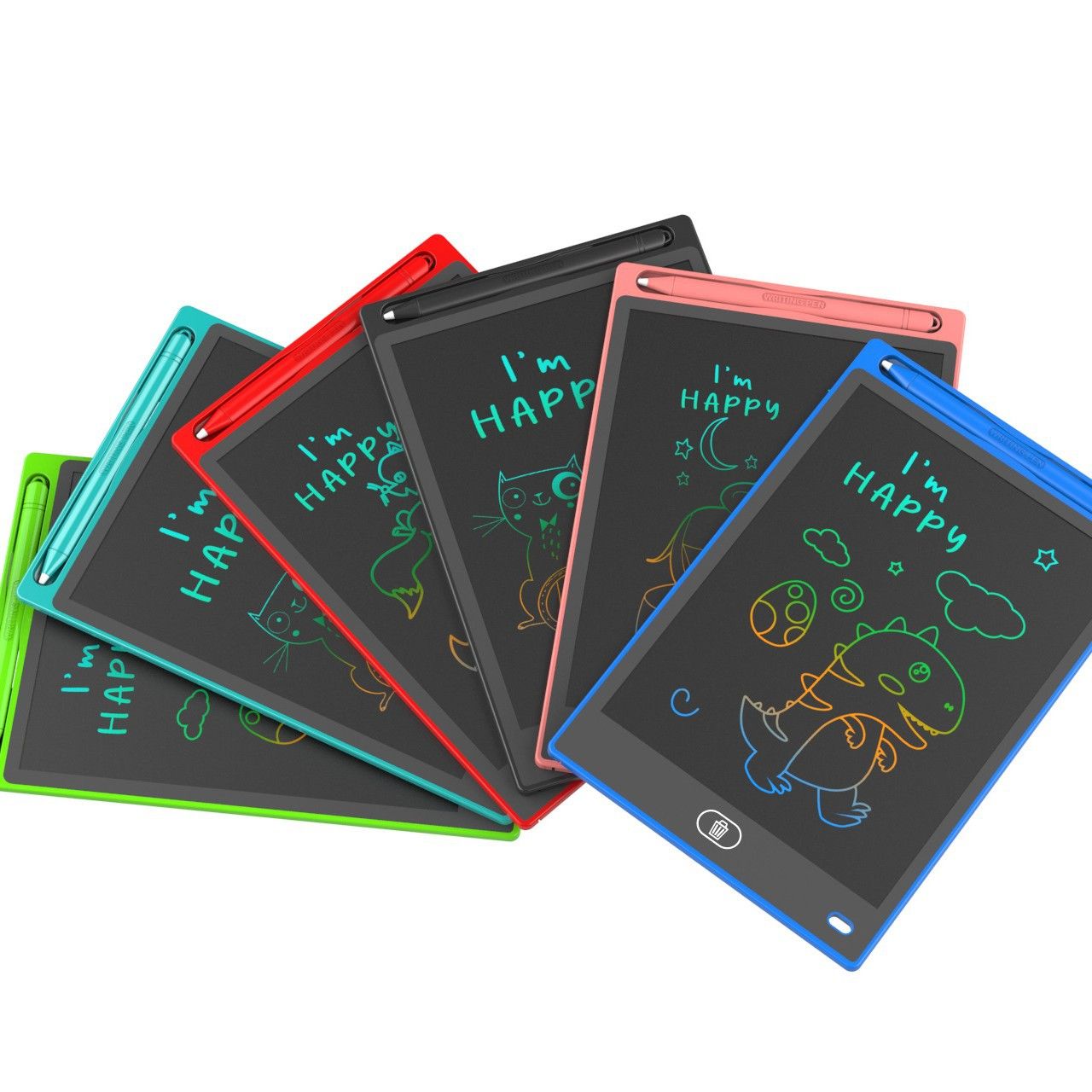 LCD Writing Tablet 8.5 & 12 Inch Electronic Writing Drawing Pads Portable Doodle Board Gifts for Kids Office Memo Home Whiteboard