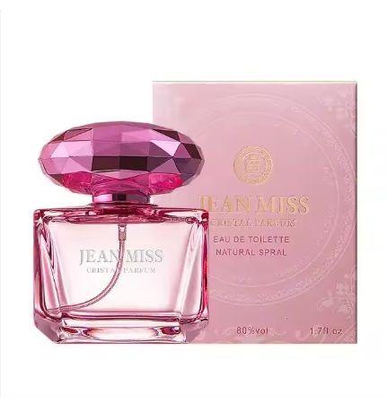 Jean Miss Perfume 50ML Fresh and long-lasting fragrance Crystal Diamond Perfume Woman