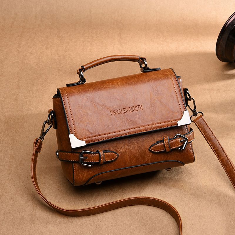 Women College Style Handbag, Versatile Daily Shoulder Crossbody Purse, Casual Student Ladies Hand Bag for School Shopping Travel
