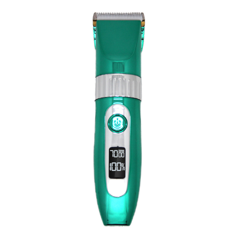 Rechargeable hair clipper household adult LCD display electric fader household