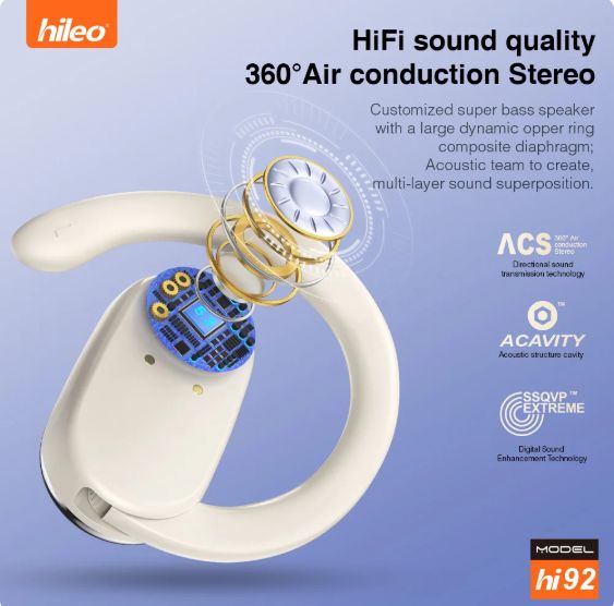 Hileo Hi92 Sports Earphones Earhook Design, HIFI Audio, Super Power  Best Price in GH! (Ideal for Running & Workouts  Comfortable & Secure Fit  Buy Now on Tospino Mall!