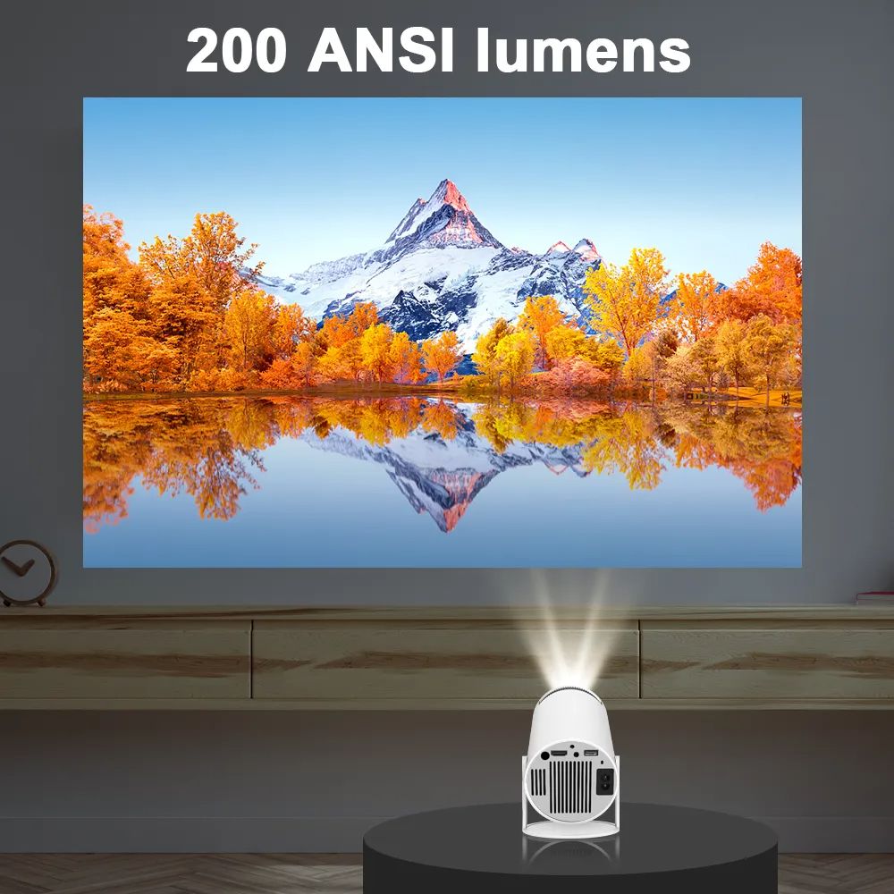 HY300 Transpeed Projector 4K Android 11 Dual Wifi6 200 ANSI Allwinner H713 BT5.0 1080P 1280*720P Home Cinema Outdoor portable Projetor