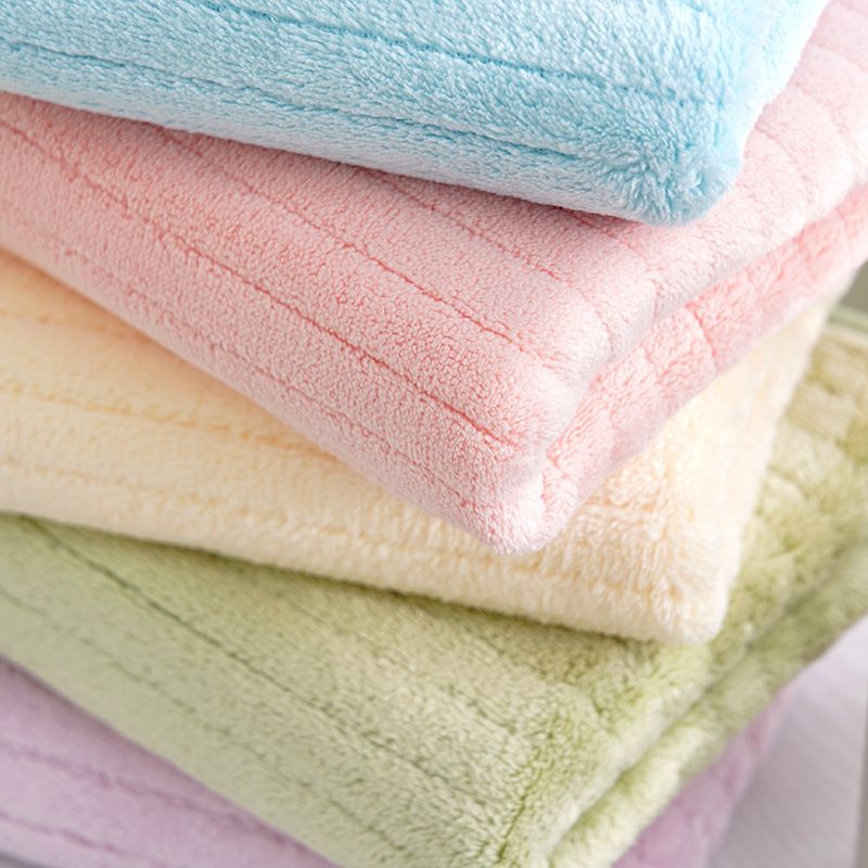 water ripple coral velvet tableware household lint does not shed super absorbent cleaning towels