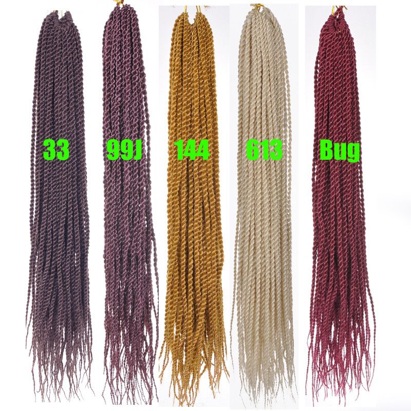 Wigs for women with long straight hair Black braids Senegal braid hair Hand-braided long hair