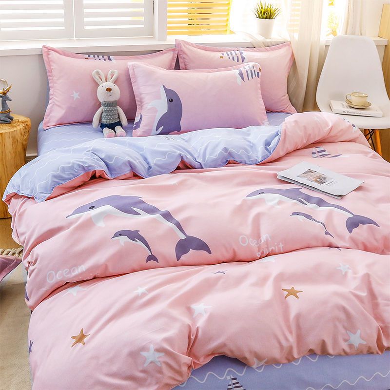 3 piece set Bed Sheet， Pillow， quilt cover， pillow core，4 piece set+ 2 pillow cores，three piece set+ 1 pillow core CRRSHOP 1.2 meter bed，1.5 meter bed，1.8 meter bed，2.0 meter bed
