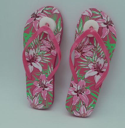  Custom Logo Print PVC Flipflops Slipper- Outdoor Strand Unisex Slippers