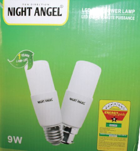 NIGHT ANGEL LED BULB TZ 9W  15W B22 - WHITE