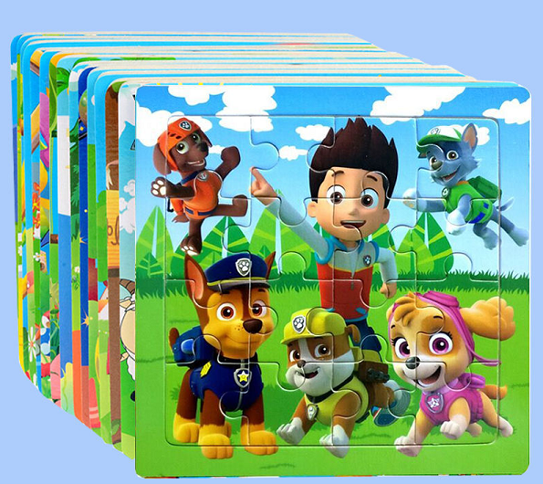 9/16/20 pieces of wooden puzzles young children baby early education benefit intelligence 2-3-7 years old boys and girls building blocks toys