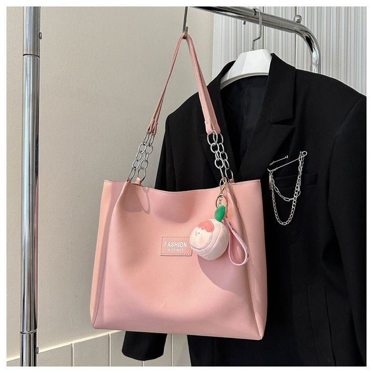 5710-MC Women's New Fashion Large Capacity Shoulder Bag Zipper Soft Face Shoulder Bag