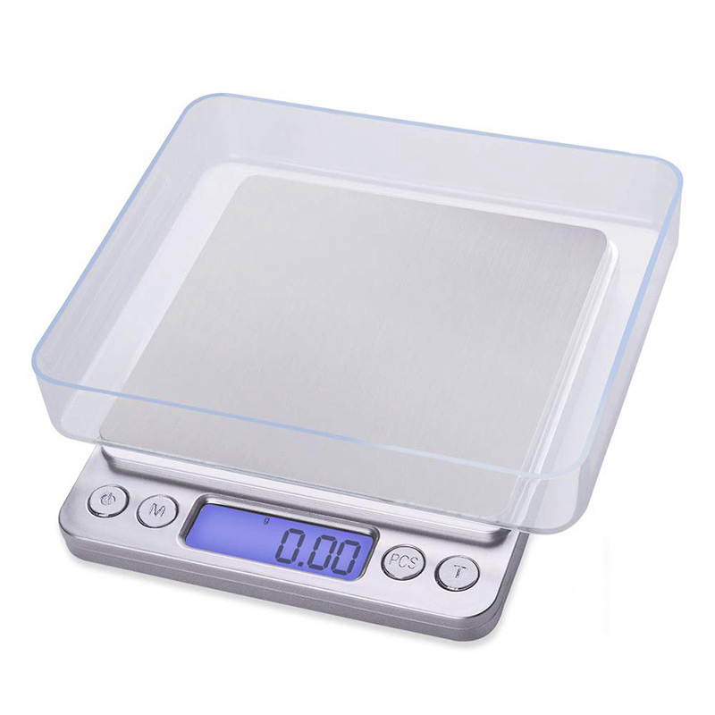 i2000 Portable Kitchen Scales Precise Electronic Digital Scale Mini Pocket Case Postal Jewelry Weight Gram Balanca Food 500g 3kg