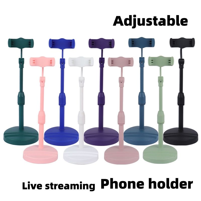 Dual card slot universal Live streaming phone holder Desktop telescopic stand CRRSHOP Multi functional desktop phone holder