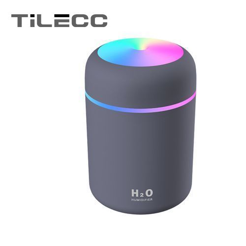 TiLECC 300mL USB Air Humidifier Colorful Light Quiet