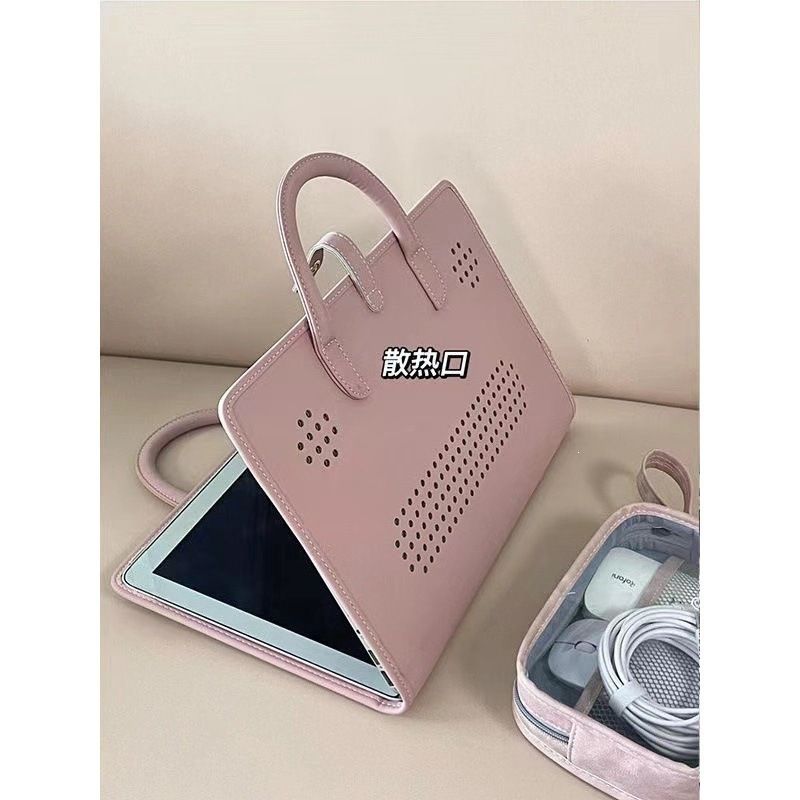 Laptop Protective Case Cover Handbag Stylish Computer Carrying Bag Cute Pink & Unisex Design for Notebook
