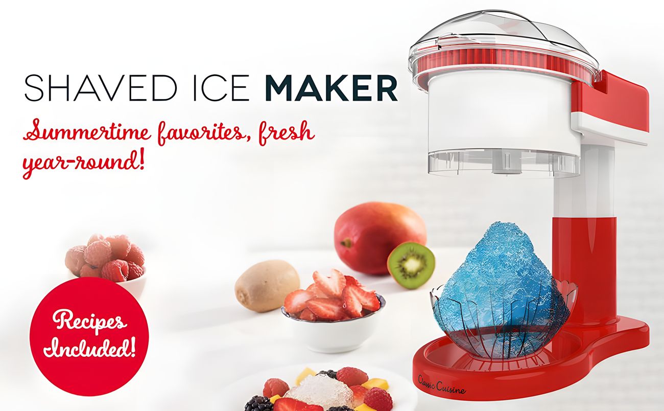 Small Shaved Ice Machine Household American Standard Electric Ice Maker Ice Crusher Smoothie Machine Hail Ice Machine Smoothie Machine