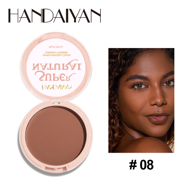 Powder female gentle and bright Powder Oil control waterproof lasting Moisture Concealer No card powder No makeup removal CRRSHOP women Waterproof, makeup setting, and not easy to fade ladies beauty care Makeup foundation presentcolor # 08