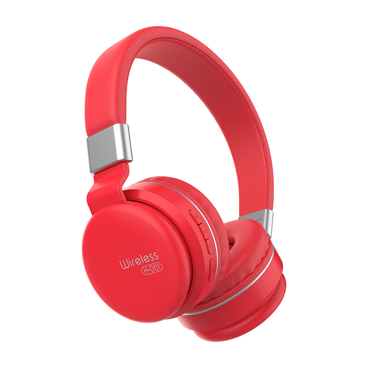 H-001 On-Ear Bluetooth Headphones 20H Playtime Hi-Fi Stereo Wireless Headphones Deep Bass Foldable with Mic