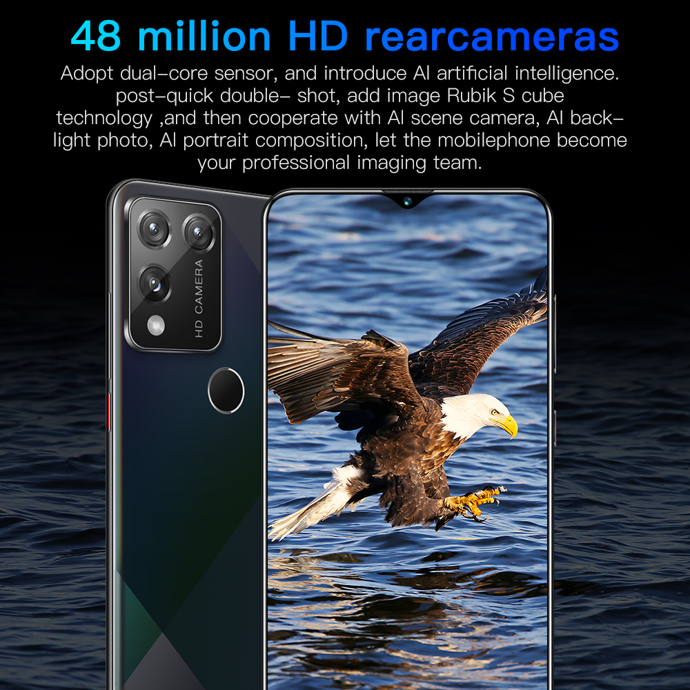 S30 Smartphone 7.0Inch Full screen 12GB RAM+512GB ROM Dual Sim Dual Standby Face Recognition Mobile Phone