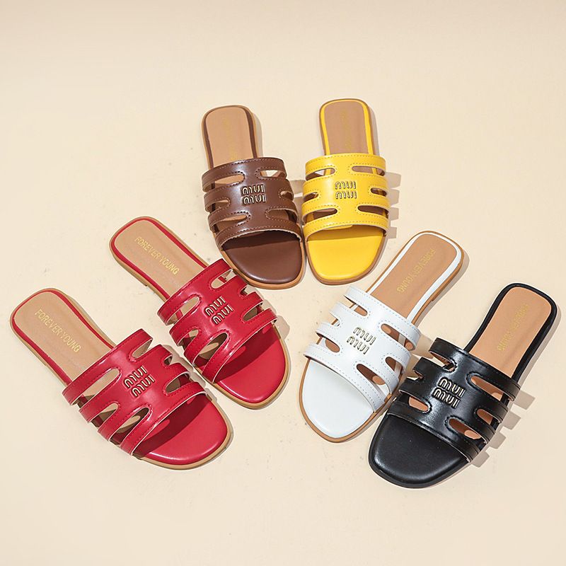 Women's Square Toe Slide Sandals 2025 - Open Toe Minimalist Sandals for Luxury Outdoor Style