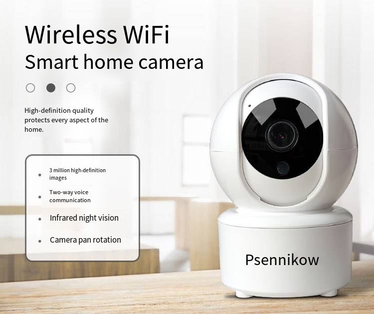 ICSEE 3MP HD Wireless WiFi Indoor Security Camera, 360° Horizontal Vertical Rotatable Pan Tilt Surveillance Camera, Mobile Phone Remote View Two-Way Audio Night Vision Motion Detection Smart Home Monitor for Baby Pet Elder Home Safety
