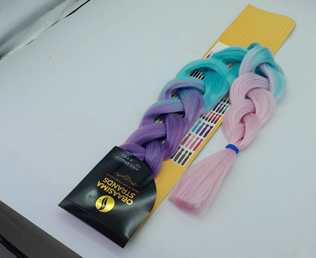 OBAASIMA STRANDS RANGE OF HOT STYLISH COLORS 0S BRAID BY27, CY44, BY41, BY24, CY45, BY55, BY60, CY33