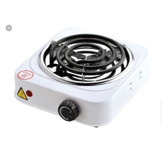 Electric Hot Plate - 1 Burner - White