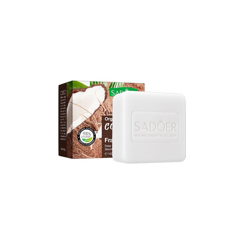 SADOER coconut essential oil soap handmade soap bath soap cleansing general soap