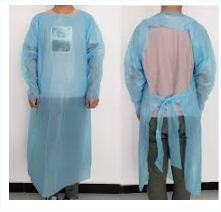  10PCS PE APRON WITH SLEEVE