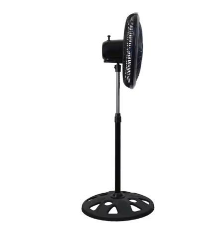 2PCS Stand Fan 18 Inch 220V Plastic Grill 60W 5Blades Household Commercial Cooling Standing Fan