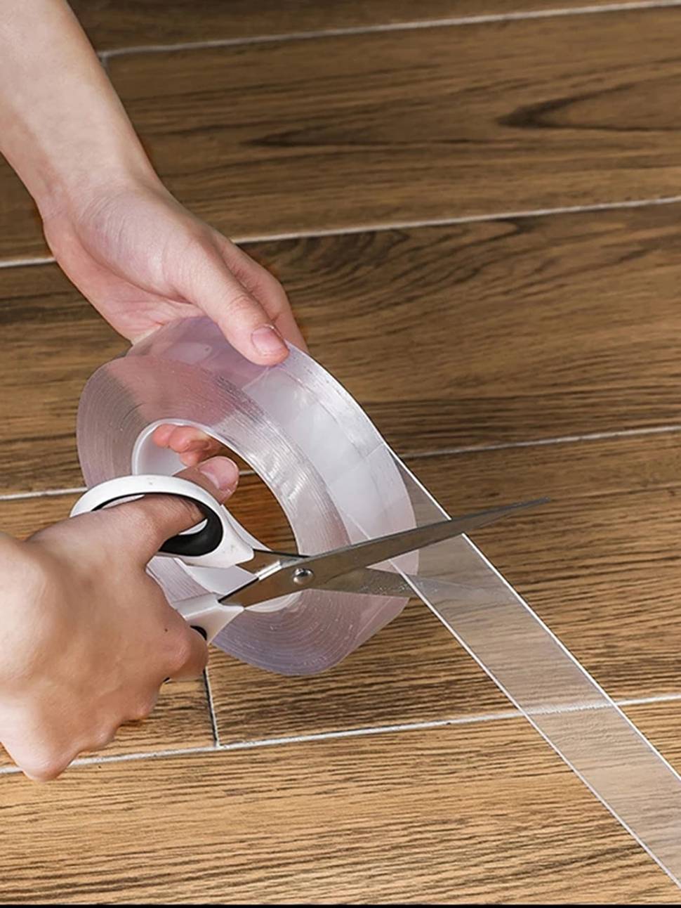 HF809 Double Sided Tape Heavy Duty, Multipurpose Removable Mounting Tape Adhesive Grip,Washable Strong Sticky Wall Tape Strips Transparent Tape Poster Carpet Tape for Paste Items,Household