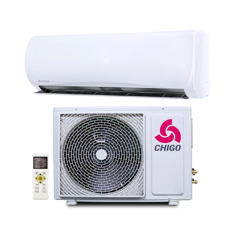 CHIGO 2.5HP R410a 2-star Split Air Conditioner - Fast Cooling, Low Energy Consumption, LED Display, Built-in Health Ionizer, Washable Filter, On/Off Timer
