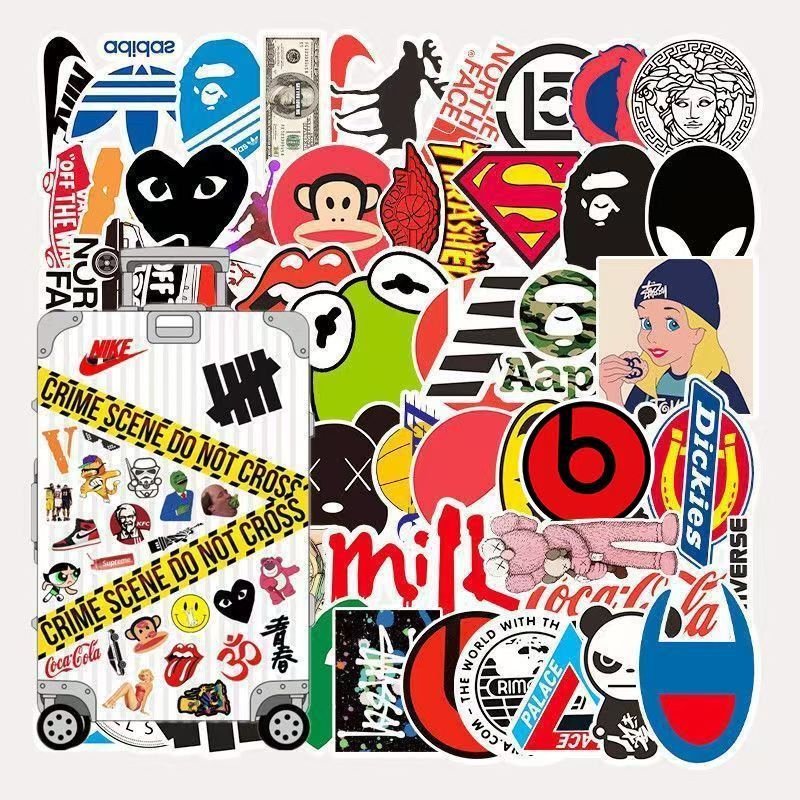 57 repetitive tide brand joint waterproof stickers