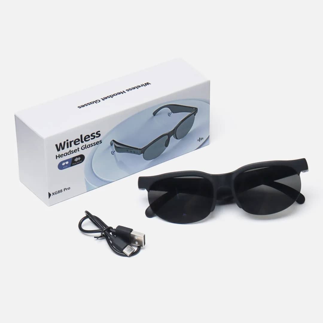 Wireless Headset Bluetooth Glasses