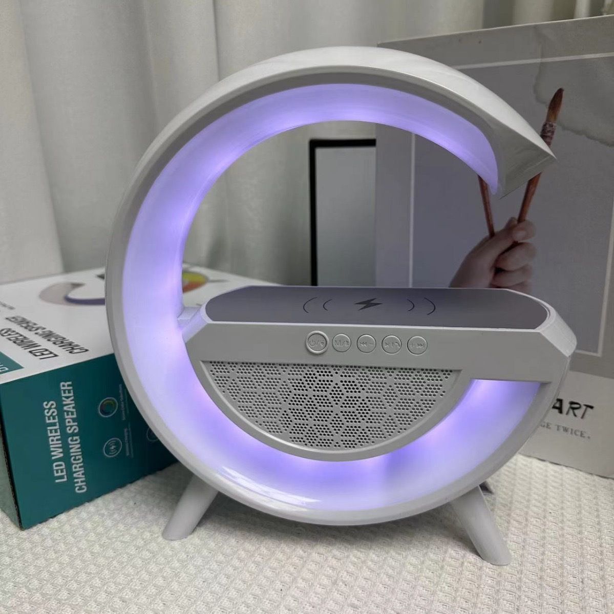 Big G2301 Bluetooth Audio, High Appearance Light, Large Volume Atmosphere, Rechargeable Wireless Subwoofer, Desktop Speaker 