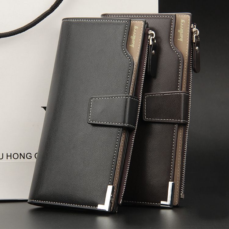 C1283 Men's Long Zipper Wallet Multi-Card Wallet