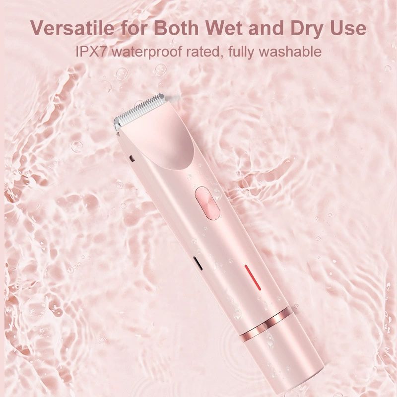 Epilator Women's Depilatory Device Double Head Shaver Private Parts Trimmer Anti-scratch Digital Display Electric Shaver Women's Epilator