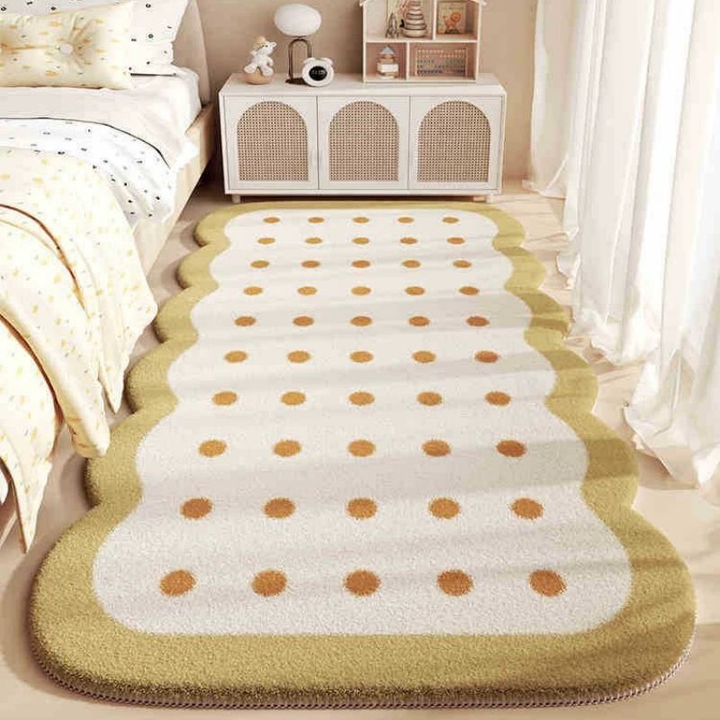 40*120cm,50*120cm,60*160cm,80*180cm,80*200cm Cartoon bedroom bedside carpet, dirt resistant carpet CRRSHOP Children's room carpet, bedroom thick plush pad free shipping mat