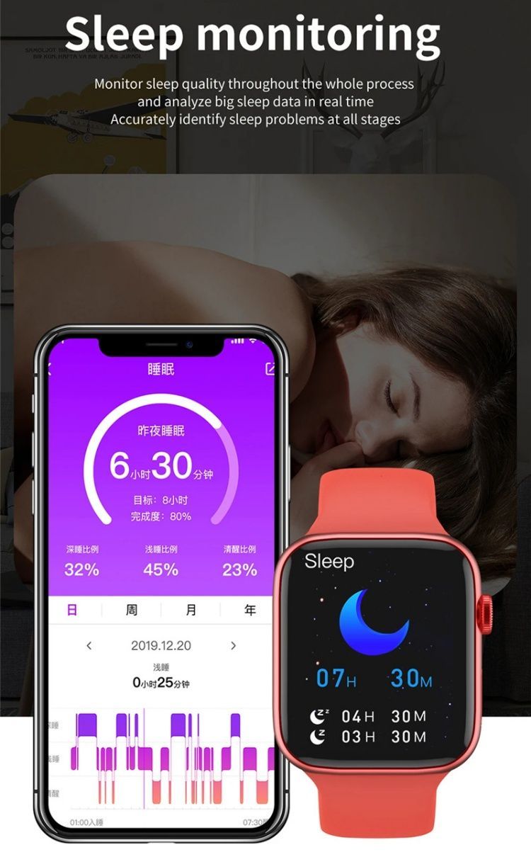Smart Bracelet T900 PRO MAX smartwatch Bluetooth call CRRSHOP Smart Watch  1.8" HD large screen black silvery grey pink blue watch rotate button free shipping