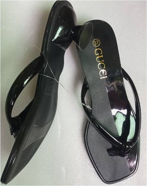 GUCCI Party Open-toed Slippers For Lady High Heel Flip Flop Sandals
