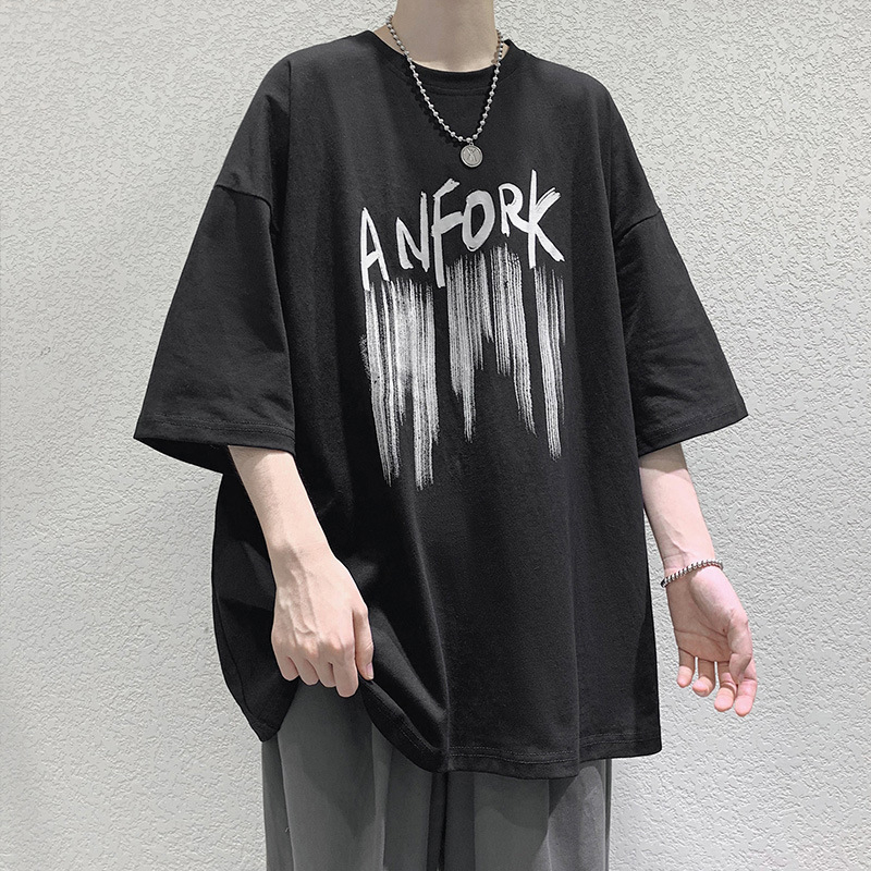 T88 Men's Fashion Loose Print T-shirt
