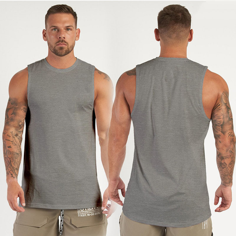 BX54A-VQ Mens Tank Tops Fitness Sportswear Outwork Sleeveless Singlet stringer