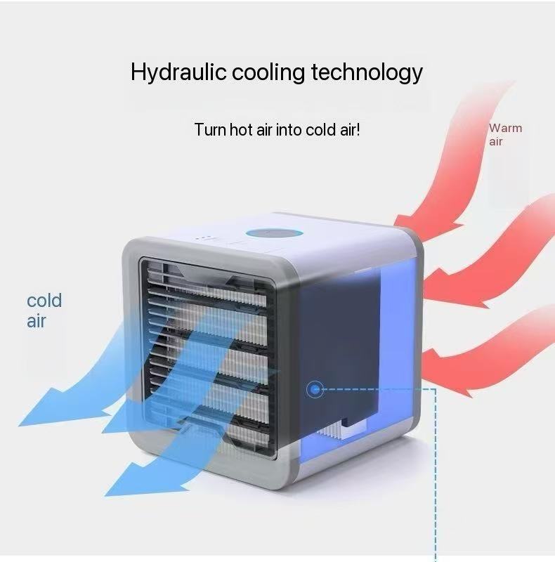 Household mini air cooling machine desktop small air conditioning fan dormitory USB mini air cooling fan office air conditioning fan D278