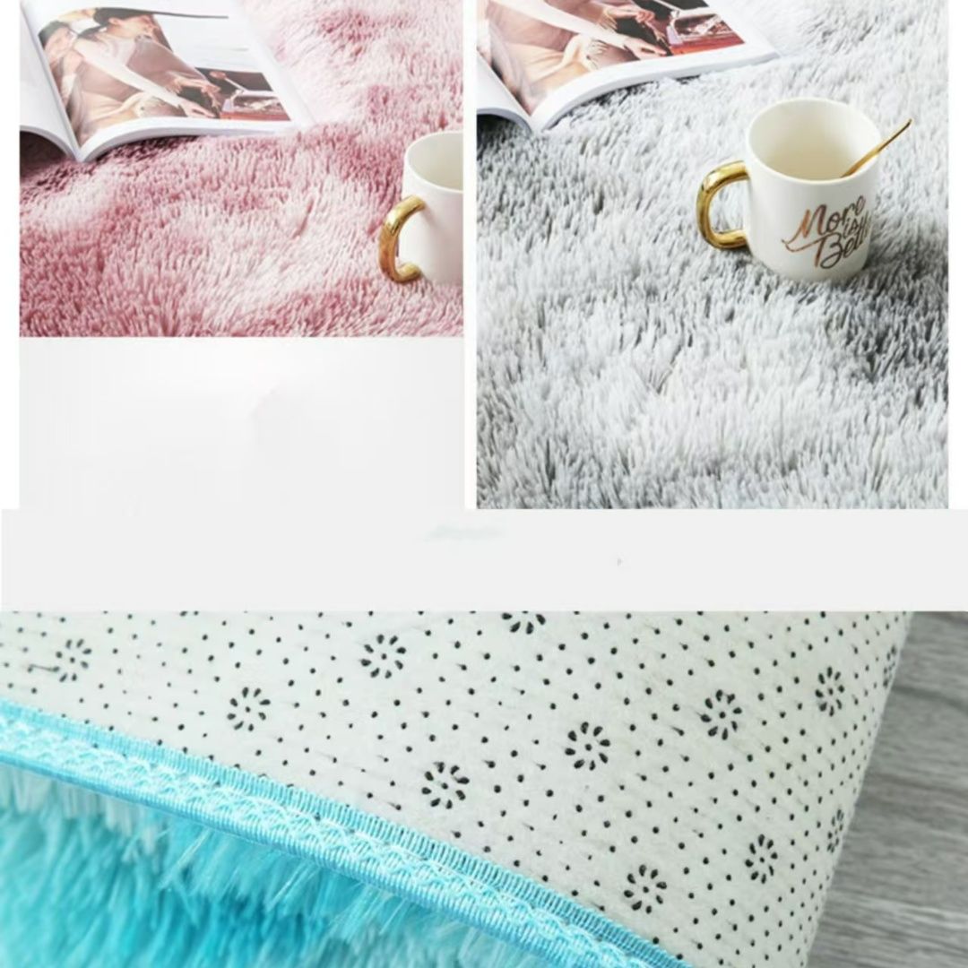 Tie Dye Area Rug for Bedroom Living Room Fluffy Shaggy Gradient Faux Fur Carpet for Kids Adults Fuzzy Plush Home Decor Floor Mat
