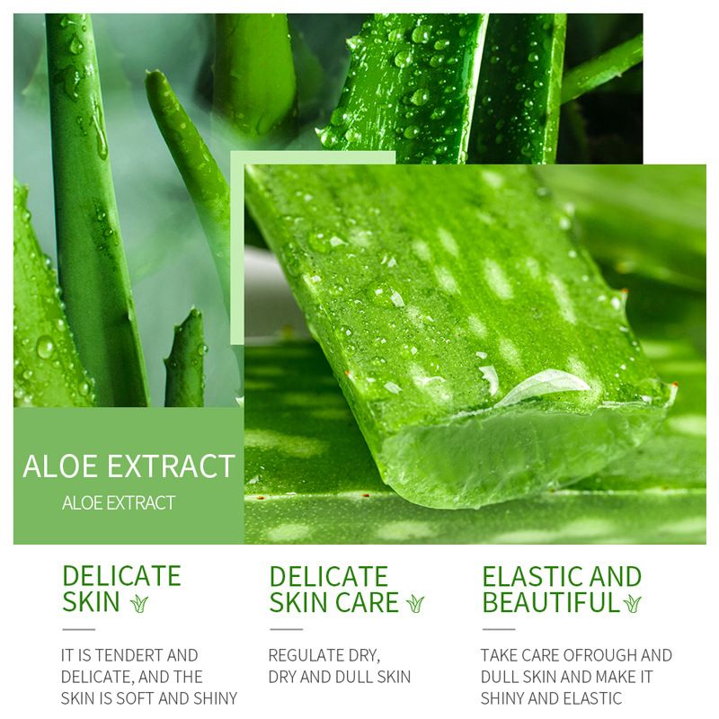 SADOER Aloe Vera Gel - Hydrating Moisturizing Soothing Gel for Face & Body