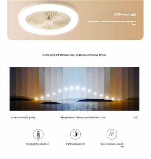 E27 fan lamp shaking head remote control aromatherapy bedroom living room lamp screw mouth dimmable home ceiling fan lamp Fan Light,Light fan