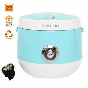 Cook Italian Electric Rice Cooker - 5L Blue