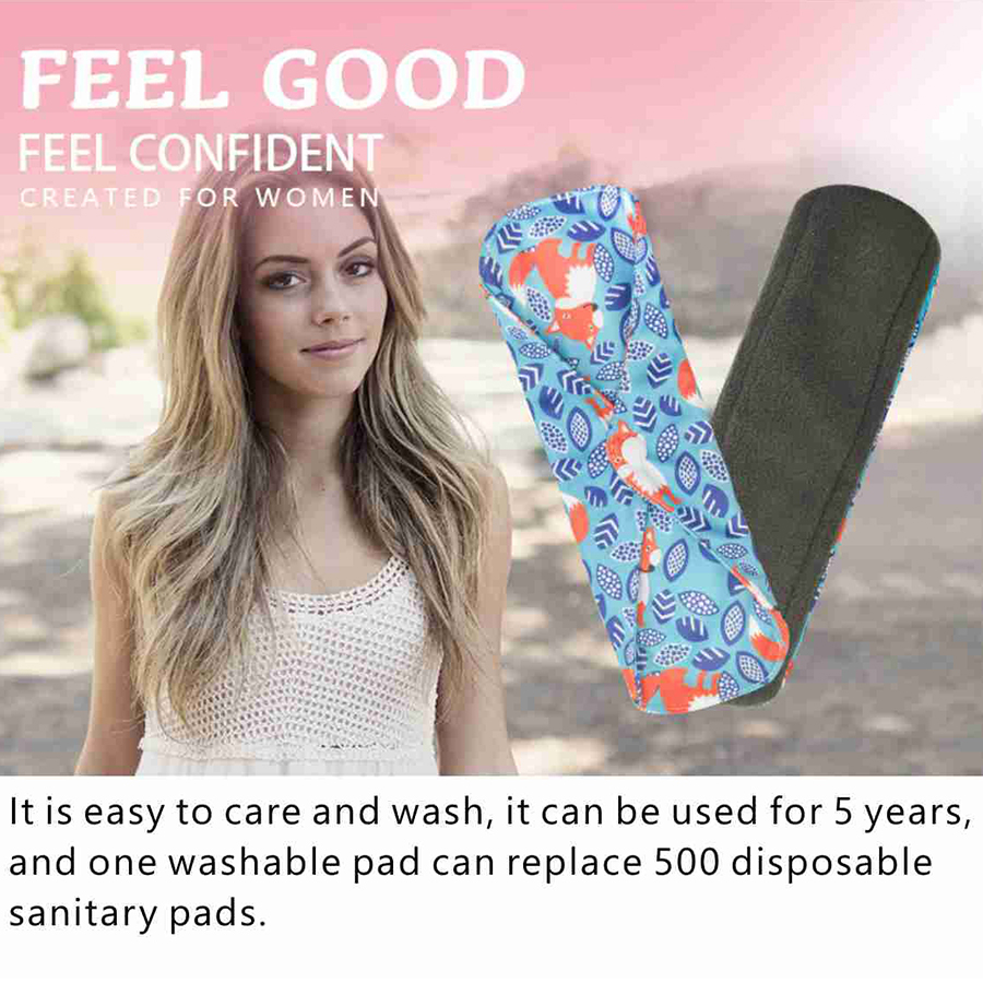 Washable Aunt Towel Pad, Bamboo Charcoal Sanitary Pad, Menstrual Period Aunt Towel, Sanitary Napkin, Washed And Reused Sanitary Napkin,Sanitary Napkins, Daily Sanitary Napkins, Night Sanitary Napkins, Pads, Aunt Napkins,Reusable Sanitary Napkins, Bamboo Charcoal Stitching Washable Sanitary Pads, Menstrual Period Aunt Towel, Pads, Maternity Sanitary Napkins