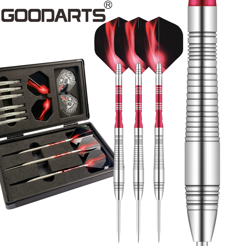 12170802 3Pcs Professional Race Tungsten Steel Rod Pinpoint Darts Set with Storage Box Throwing Hard Darts