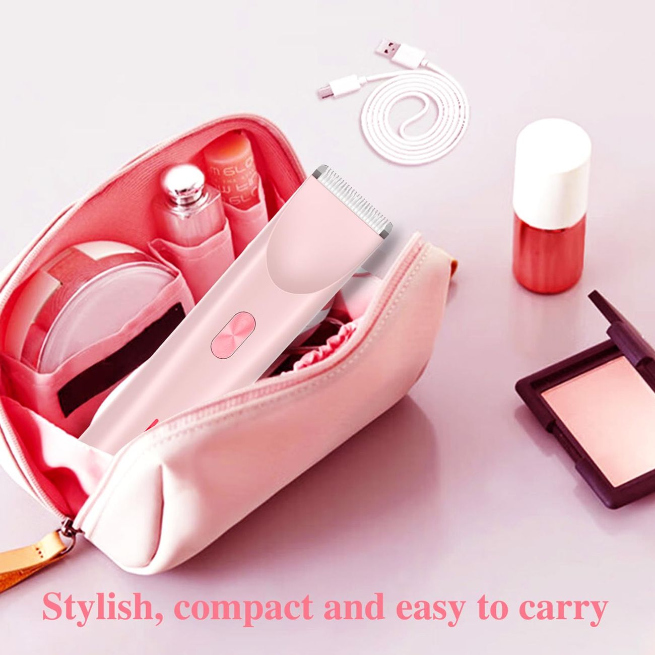 Epilator Women's Depilatory Device Double Head Shaver Private Parts Trimmer Anti-scratch Digital Display Electric Shaver Women's Epilator